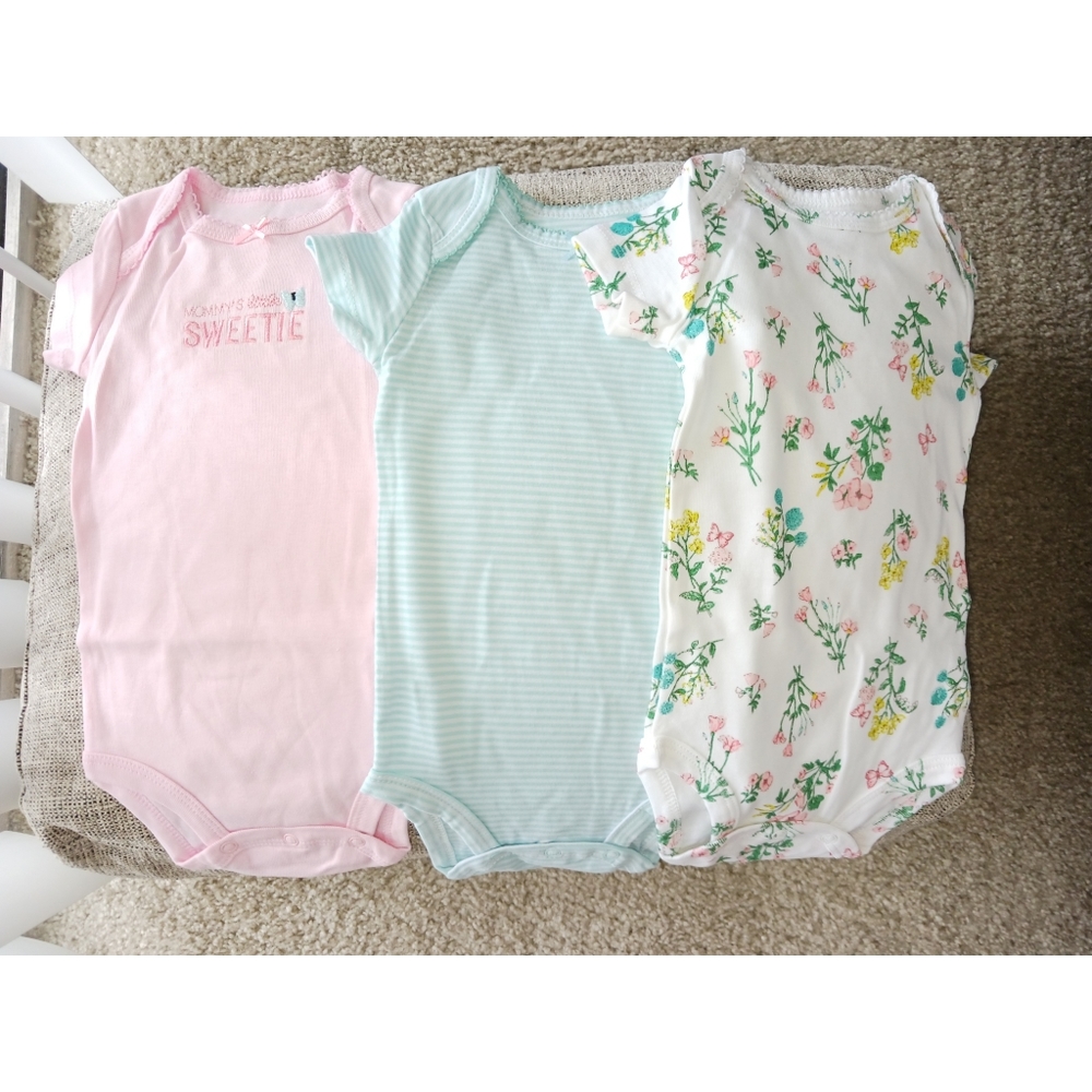Baby Girl Onesie 3 Piece Set